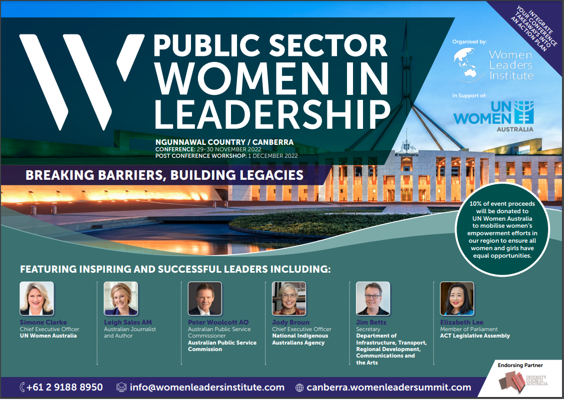 Public Sector Women in Leadership Summit Canberra